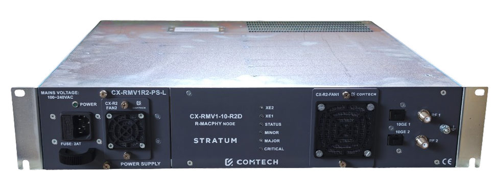 Stratum CorX RMV1-11 - 1x2 segmentable R-MACPHY optical node